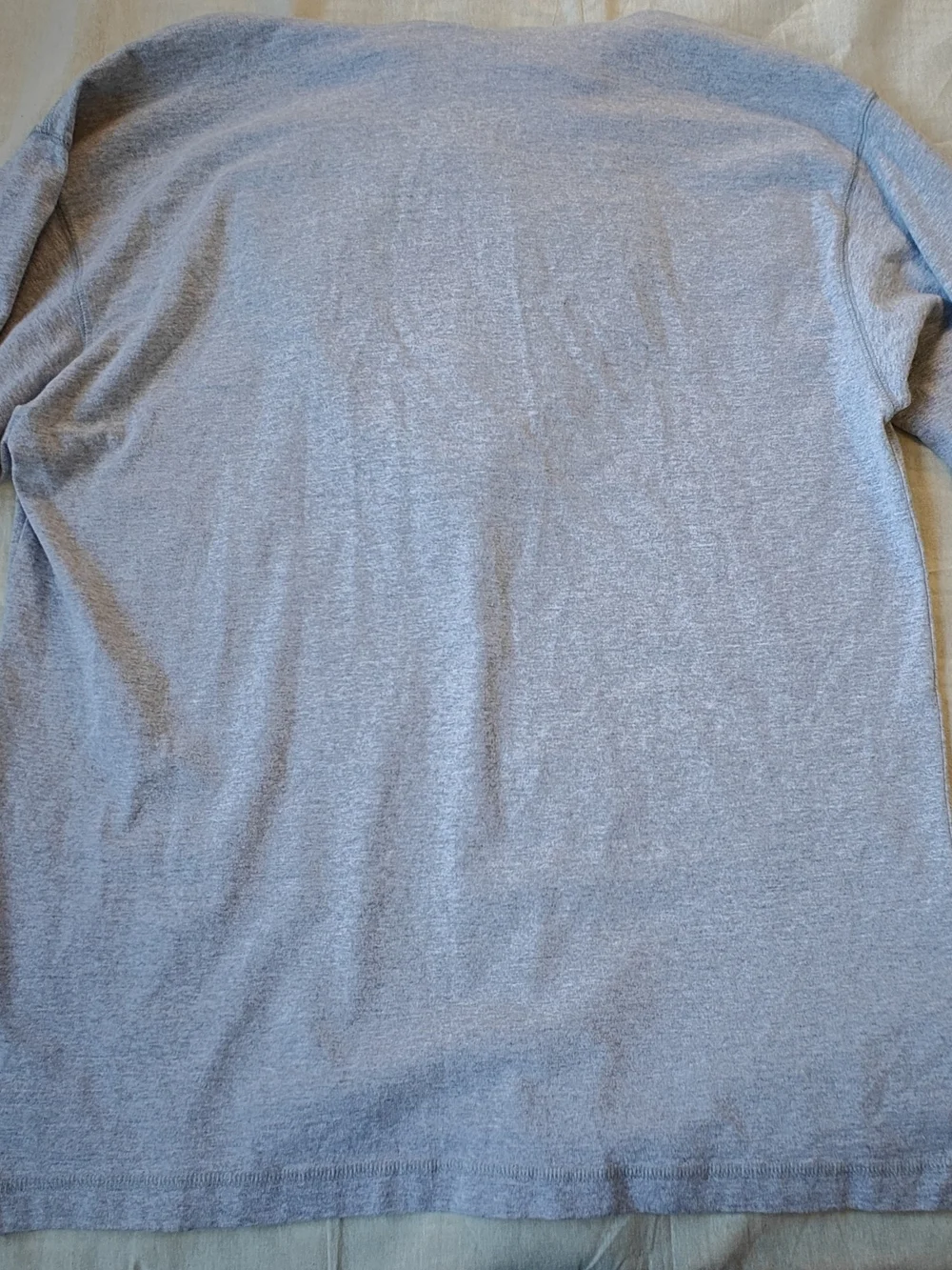 Levi's Vintage Light Gray Hoodie with Red & Navy Logo Details - Picture 5 of 8